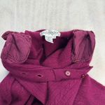 Vintage Outlander Studio Lambswool Angora Cable Knit Polo Sweater Dress Pink M Purple Size M Photo 10