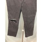 Madewell  The Girljean Womens Size‎ 28P Black Wash Distressed Ankle Jeans Photo 2
