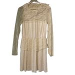 Free People New  Young Victorian Pleated Lace Dress Photo 2