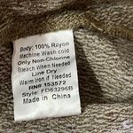 Bohme  Olive Print Sleeveless Smocked High Neck Dress Size M Photo 4