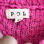 POL Women’s Popcorn Knit Hi-Low Hooded Sweater Photo 12