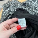 Cotton candy LA black floral ruched‎ mini dress w/ cut out front Size M Photo 6