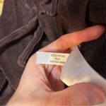 Madewell Corduroy Tie Front Faux Wrap Top Chocolate Brown Size XS Photo 8