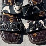 Sam Edelman  Hera Woven Buckle Slide Sandals, Black, Women’s Size 7 M Western Photo 2