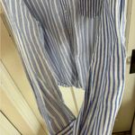 J.Crew  Relaxed boy shirt in mixed stripe Beauchamps linen size 16. Photo 2