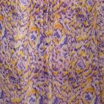 Savagexfenty Savage Fenty Kimono Women Medium Large Orange Purple Abstract Animal Print Sheer Photo 6