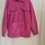 BLANK NYC Pink Button-Up Fleece Jacket Photo 3