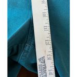 Quacker Factory  Womens 1X Short Green Embellished Denim Jeans‎ Pockets Stretch Photo 6