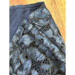 Sundance  Women's Blue Floral Lace Lined A-line Maxi Skirt Size 8 Photo 4