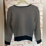 Catherine Malandrino  Black and White Geometric Cardigan Photo 1