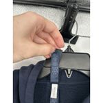 SKIMS ‎ Classic Hoodie Navy Blue Fleece Sweatshirt Comfy Kangaroo Pocket Small Photo 4