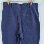 Urban Outfitters  Navy Blue Button Front Casual Pant Straight Leg US 6 Photo 5