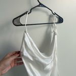 Rat & Boa  Ophelia White Dress Gold Chain Back Photo 3