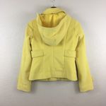Anthropologie  Tulle Yellow Velour Coat Photo 4