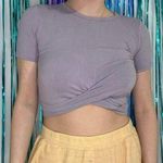 Hollister Purple Crop Top Photo 1