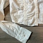 Urban Outfitters White Button Down Shirt Lightweight Photo 5