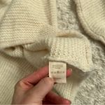 Free People  Ivory V-Neck Sweater cotton alpaca blend Photo 5