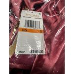 Michael Kors MICHAEL‎ KORS Dusty Rose Satin Chain Neck Long Sleeve Smocked Waist Mini Dress S Photo 3