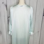 Vanity Fair  Women's Sz S Button Front Nightgown Sleepwear Gown Light Blue NWT Photo 12