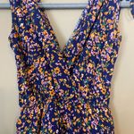 Blue multicolored ruffled layered dress, ace fashions, size small Photo 2