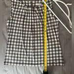 Calvin Klein Knit Checkered Pleated Crew Neck Sleeveless Top,Sz M Photo 7