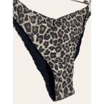 ANEMOS The Eighties Leopard High Cut Bikini Bottom Size L Size L Photo 2