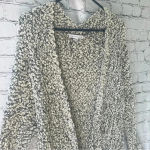 Young Fabulous and Broke  Long Sleeve Gray and White Open‎ Front Duster Size M/L Photo 2