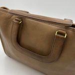 Coach Vintage Slim Satchel Large #9430 Leather Handbag Valise Tan Putty Photo 8