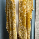 Chic Yellow and Cream Paisley Swim Coverup Size undefined Photo 0