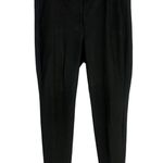 J.Crew Cameron High Rise Flat Straight Leg Stretch Trouser Pockets 12 Black Photo 0