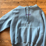 Comfy Blue Hoodie Sweatshirt Size XL Photo 0