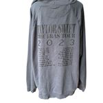 Taylor Swift  The Eras Tour Washed Blue Oversized Hoodie, Sz 2XL Photo 6