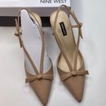 Nine West  Women's Ruze Stiletto Heel Dress Slingback Pumps- Size 8- Light Pink Photo 4