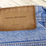 ZARA Handpainted Simpsons High Waist Mom Jeans 4 Photo 9