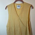 Flax  by Jeanne Engelhart Women’s Butter Yellow Linen Maxi Dress Medium Photo 1
