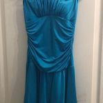 Speechless Turquoise Halter Mini Dress Photo 0