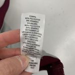 Zella Z By  Size M 8 10 Sports Bra Burgundy Pink Latter Back Lite Longline Lined Photo 6