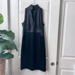 Akris Punto Leather Dress Black Photo 6