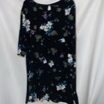 J. Jill WEAREVER COLLECTION WO SIZE XL PETITE Sheath Dress BLACK FLORAL CLEAN Photo 4