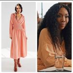 Free People orange long dress as seen on Brandy Photo 9