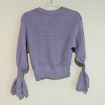 Anthropologie MOTH Regina wool Well Cuffed Knit Sweater Lilac purple size‎ XS Photo 2