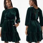 Draper James RSVP Long Sleeve Bow Velvet Dress Photo 1