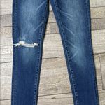 Vervet Flying Monkey Dark Blue Distressed Skinny Jeans Photo 2