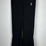 Free People FP Movement Go To Crop Flare Legging Ribbed Knit Black Size M/L Photo 0