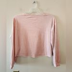 Old Navy  fleece pink cropped sweatshirt size womens medium Photo 1