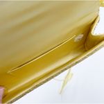 Vintage 80s 90s Gold Yellow Beaded Clutch Shoulder Bag Evening Glam Formal Photo 6