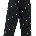 Brooks Brothers Embroidered Cocktail Pant 8 Cotton Side Zip Photo 2