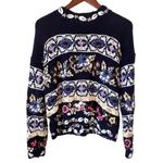 Vintage Hand Knit Jennifer Reed Grannycore Sweater Blue Photo 11