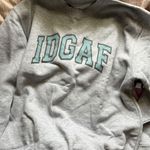 IDGAF sweatshirt Gray Size L Photo 0
