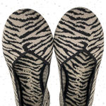 Rothy's Black Zebra Neutral Animal Print Casual Shoes EDS Spoonie Rothy’s The Flat 6.5 Photo 2